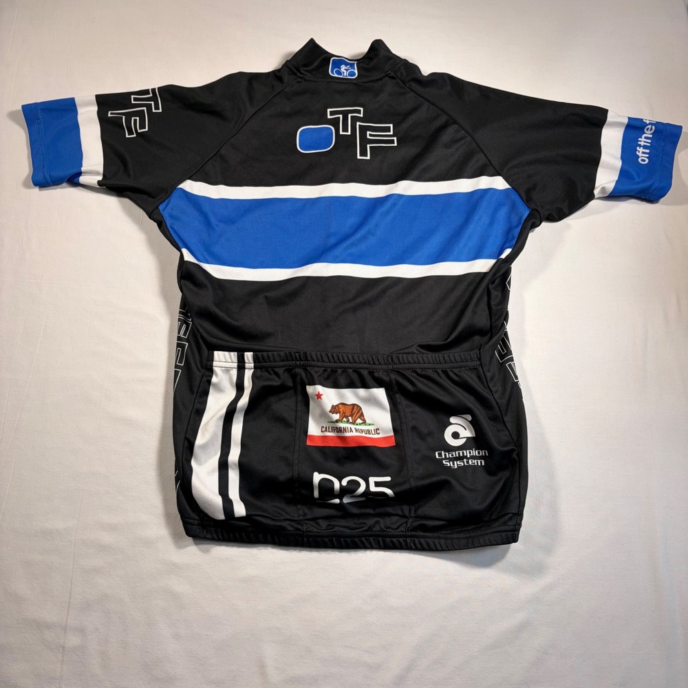 Champion System Off The Front Cycling Jersey Men's Medium Race Cut‎ California